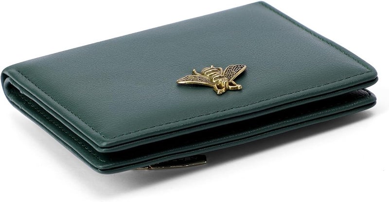Altally Small Women Wallet RFID Blocking Bifold Pocket Wallet Slim Compact Ladies Purse Mini Wallets For Women (Dark Green) - Image 4